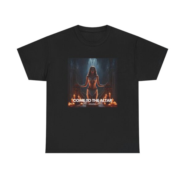 Gothic Graphic Tee - "Come to the Altar" Unisex Heavy Cotton T-Shirt